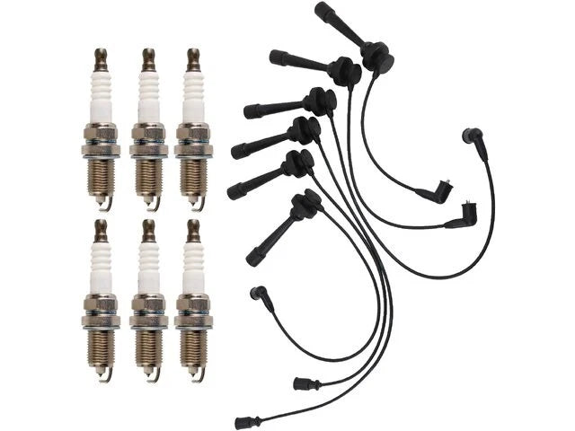 Spark Plug Wire Set with Spark Plugs for Mitsubishi Montero (2001–2002) 46341MZGC