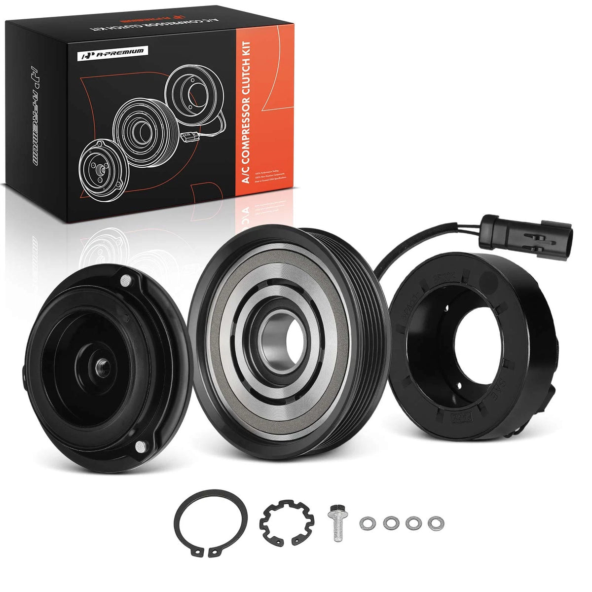 A/C Compressor Clutch Kit for Dodge Journey (2011–2016) Chrysler 200 (2011–2014)