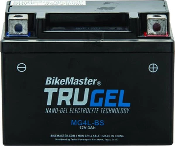 TruGel Battery MG4L-BS for BikeMaster