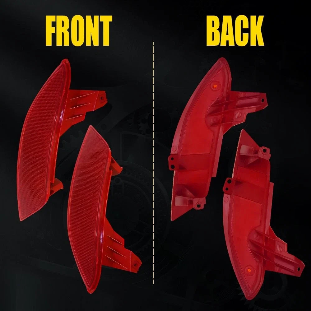 2X Rear Bumper Reflectors Red Lens for Honda HR-V (2016–2022)