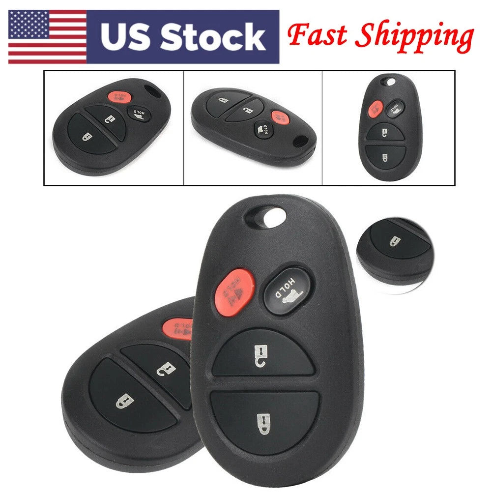 Replacement Key Fob for Toyota Highlander Sequoia (2001–2023)