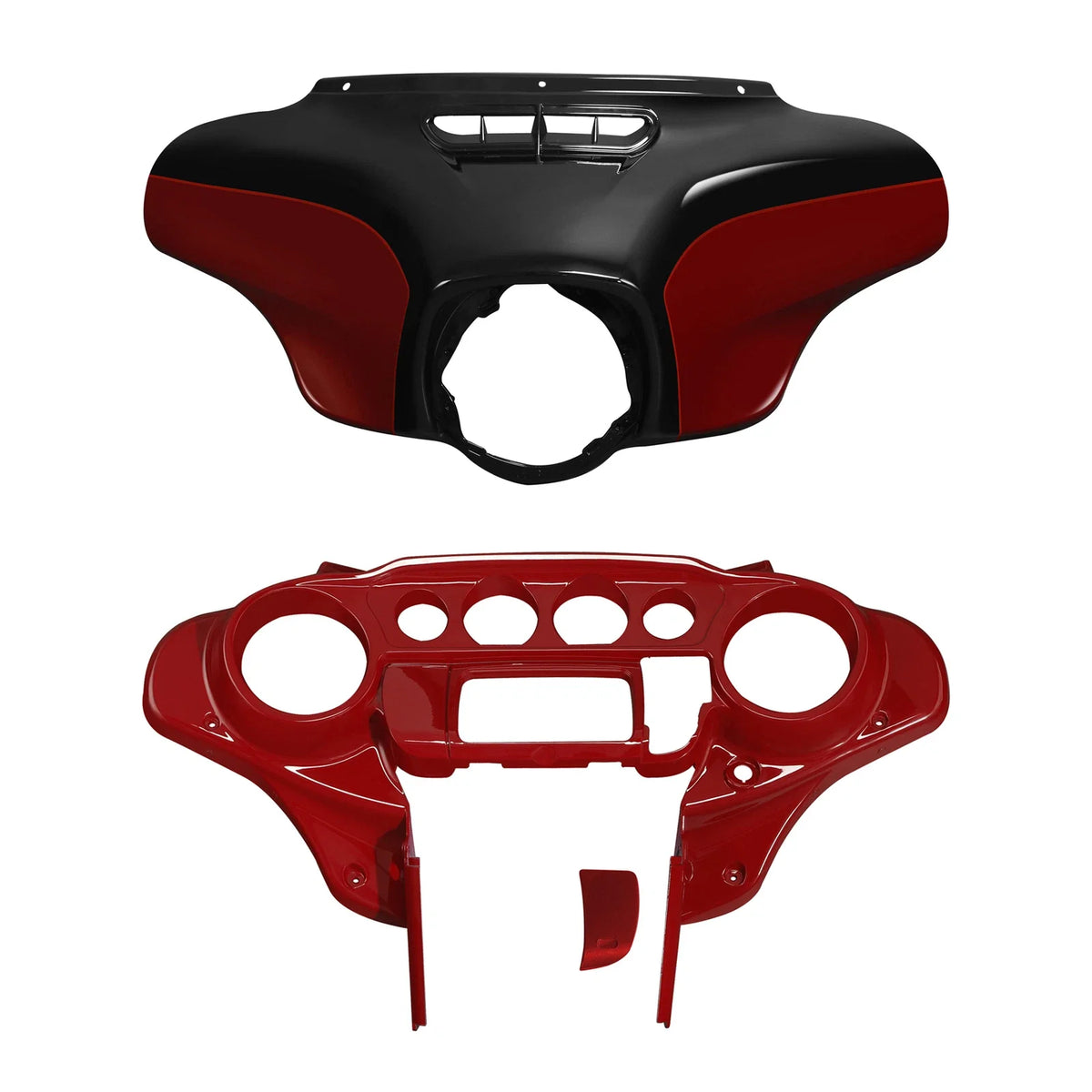 Inner Outer Fairing for Harley Touring FLHX (2014–2023) Billiard Red/Vivid Black