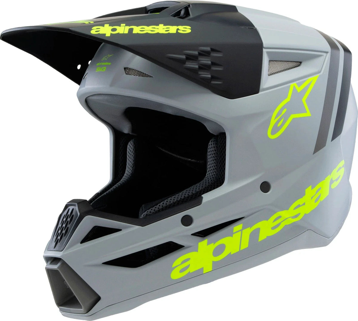 Alpinestars Sm3 Youth Radium Helmet for Offroad (3-4 Years) Matte Grey