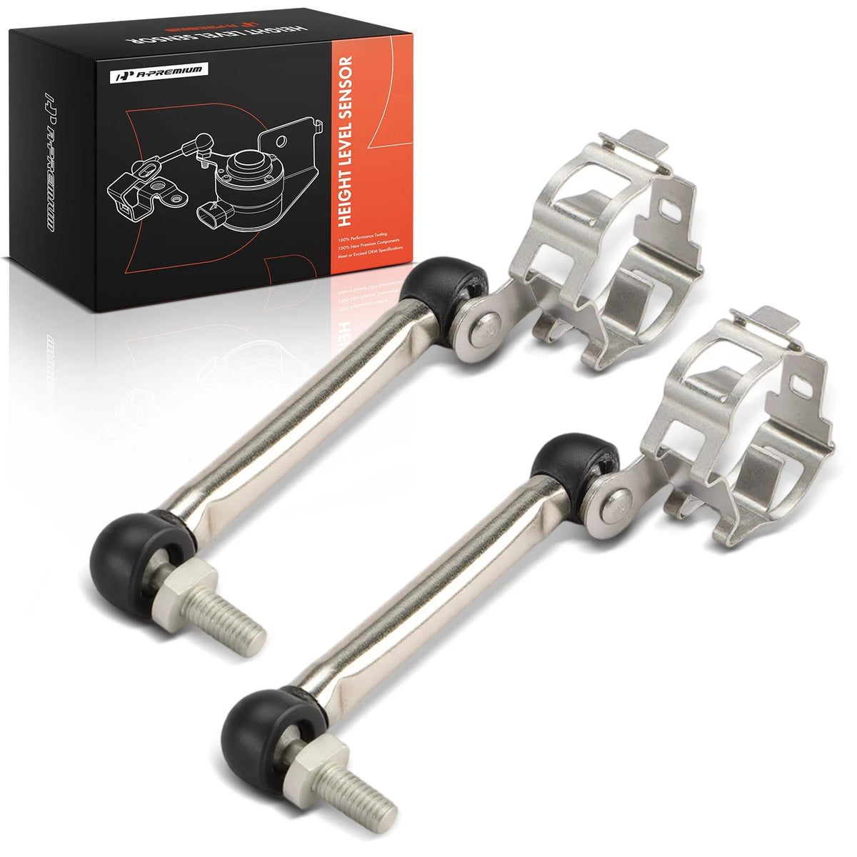 2X Headlight Adjustment Link Rod for Mercedes C216 CL550 W221 (2010–2013)