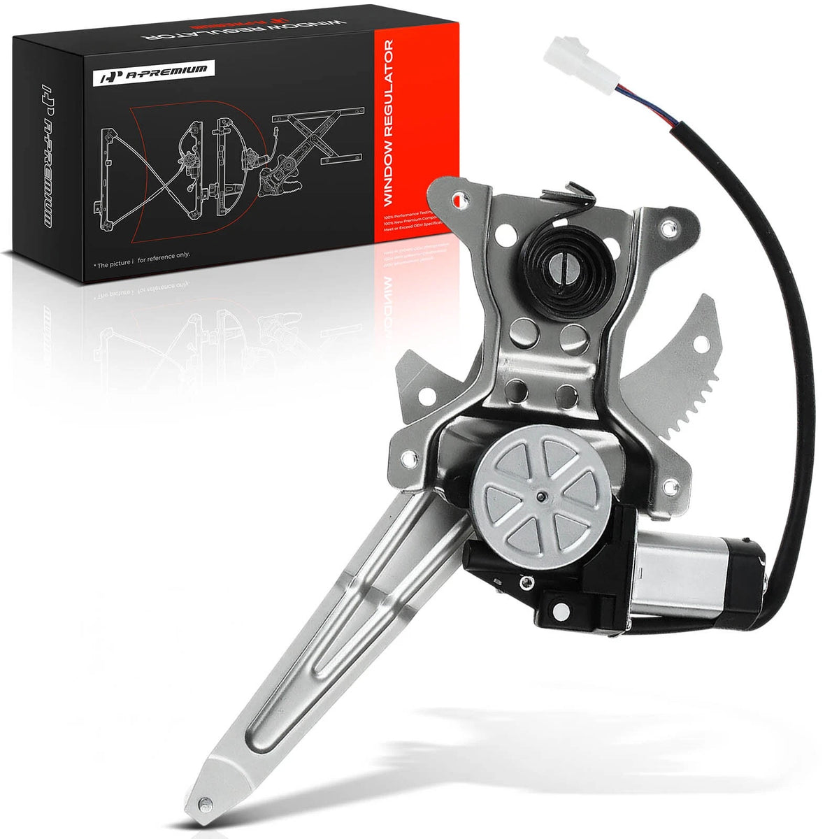Rear Left Power Window Regulator with Motor for Toyota Corolla (1998–2002) 741-803