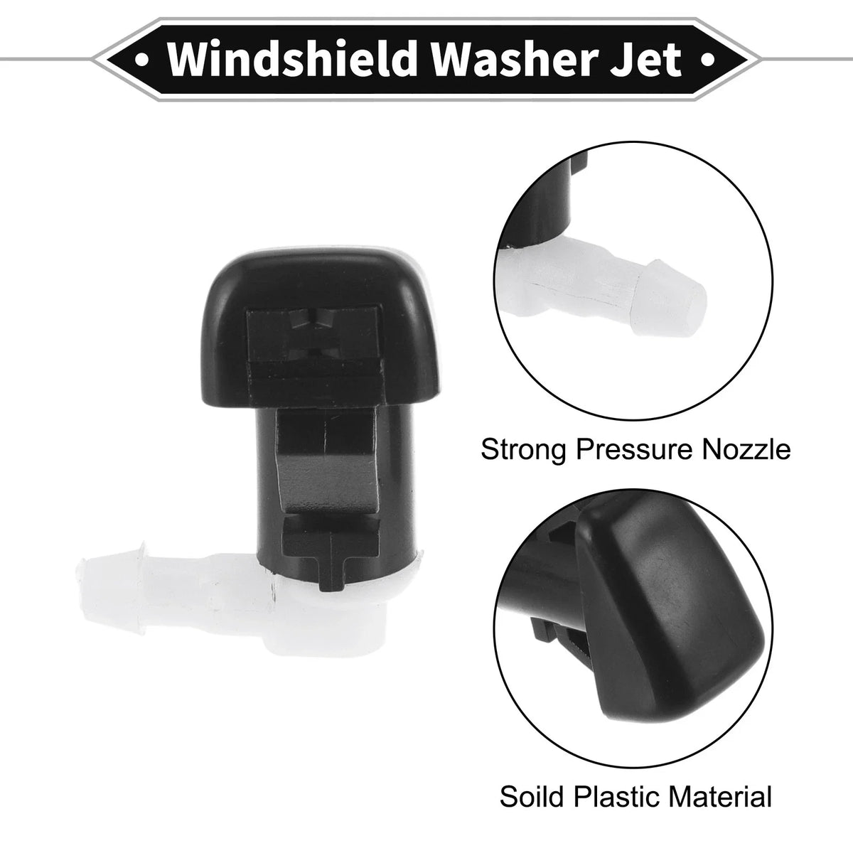 2Pcs Front Windshield Washer Nozzle for Chevy Colorado (2015–2023) No.22944961