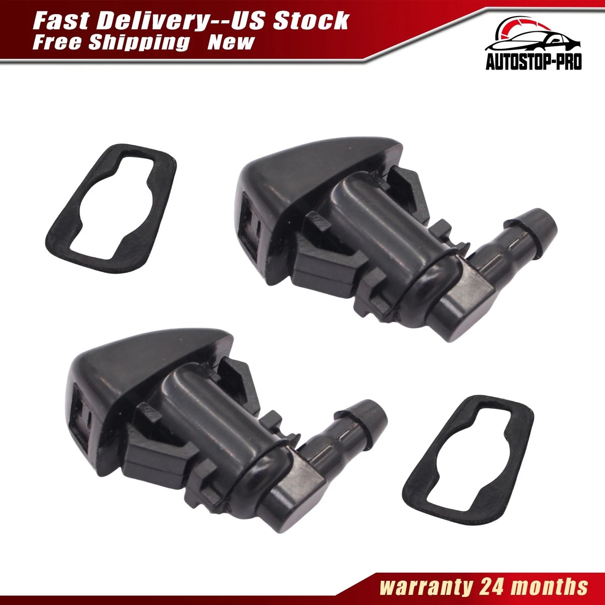 2 Windshield Washer Nozzles for Ford Transit (2015–2020) CK4Z-17603-A, CK4Z17603A