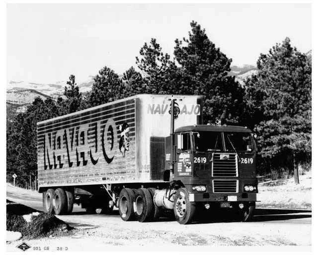 1956 Diamond T Trailer Truck Press Photo 0021