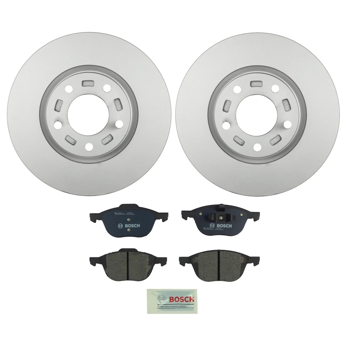 Bosch QuietCast Front Brake Kit for Mazda 3 5 (2004–2023) - 300mm Disc, Ceramic Pads