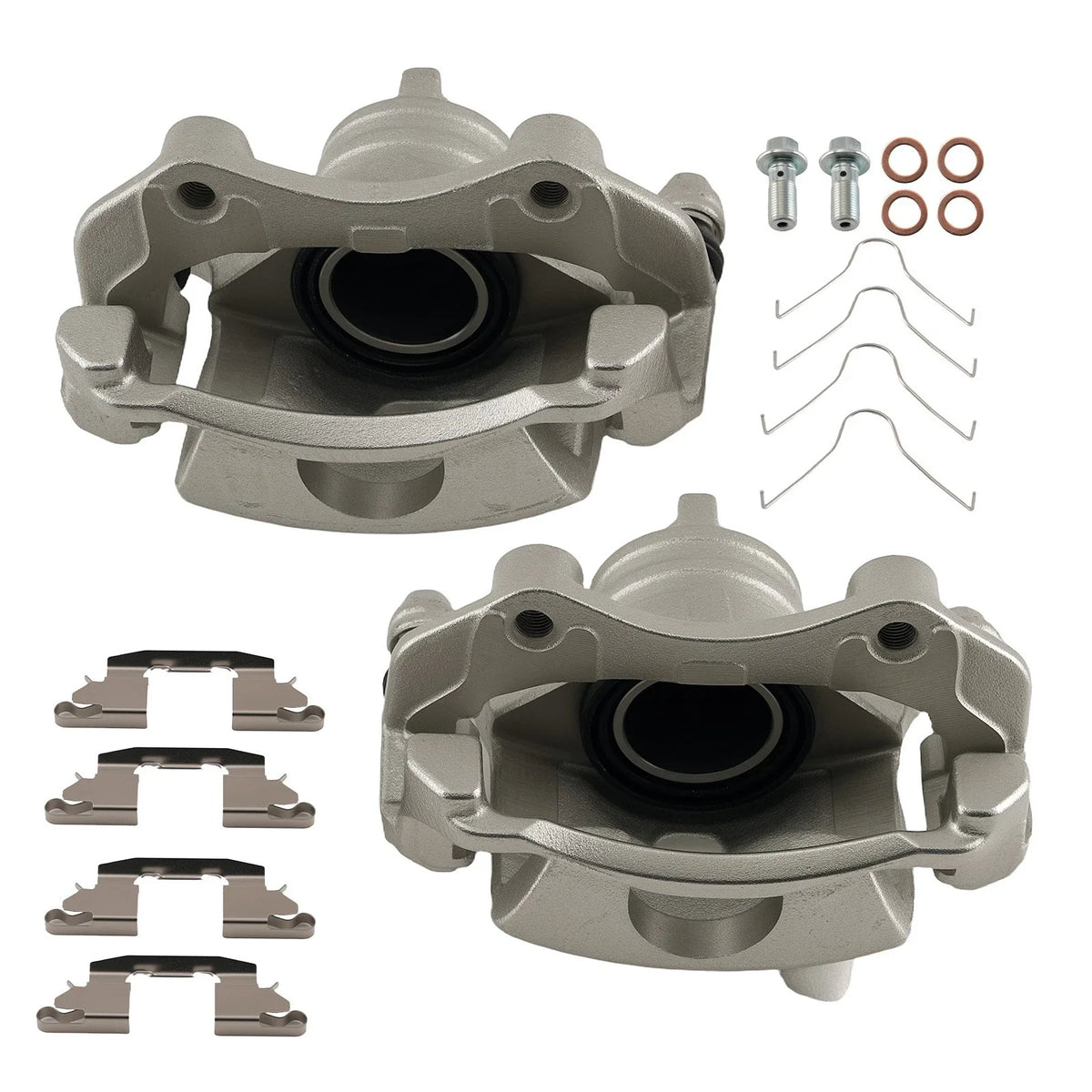 Front L&R Disc Brake Calipers for Nissan March Micra Versa (19B6860, 19B6861)