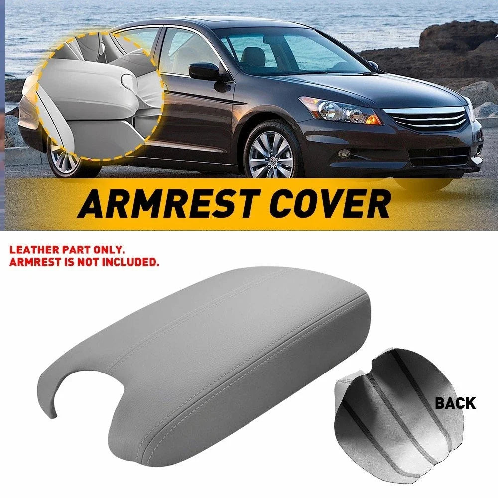 Center Console Lid Armrest Cover Trim for Honda Accord (2008–2012) Gray