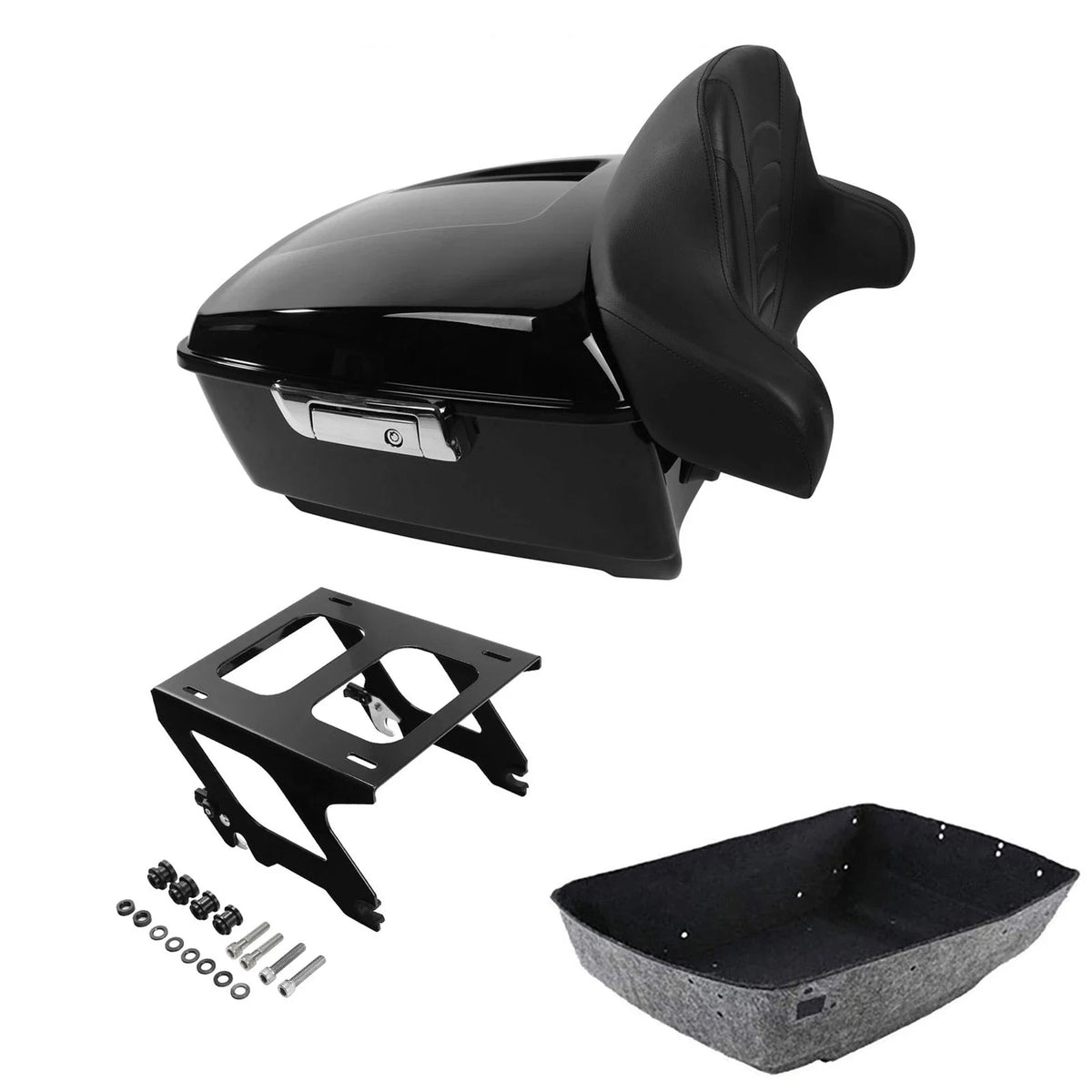 Trunk Luggage Backrest Mounting Rack for Harley Street Bob FXBB (2018–2025)
