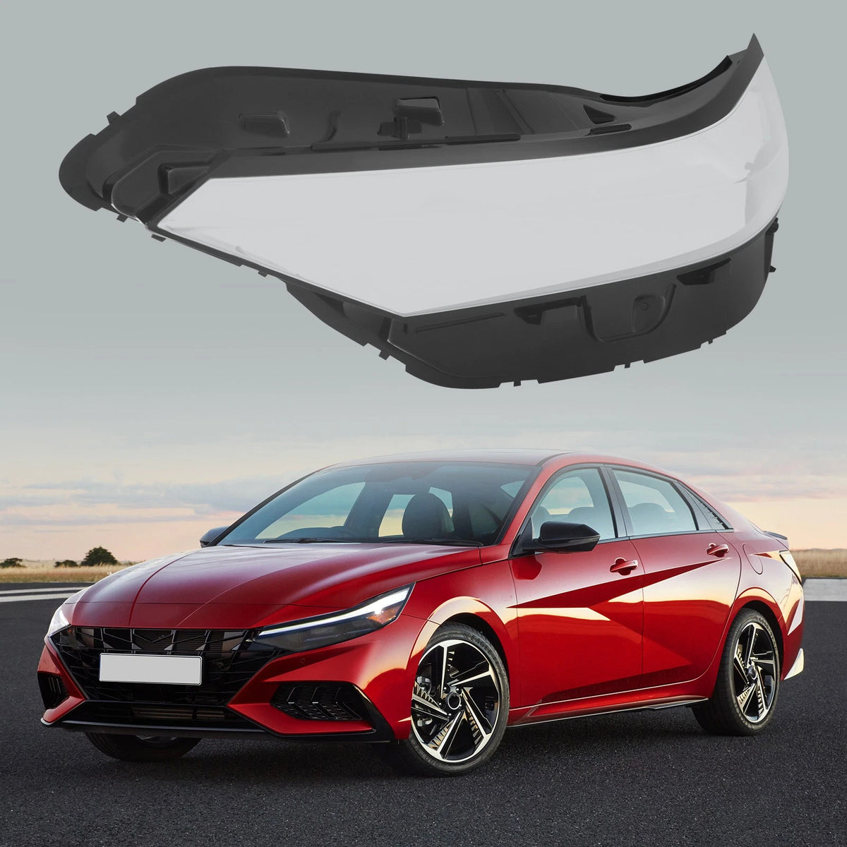 Left Side Headlamp Cover for Hyundai Elantra (2024–2025)