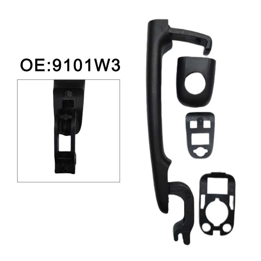 External Door Handle for Car (Plastic + Metal Construction)