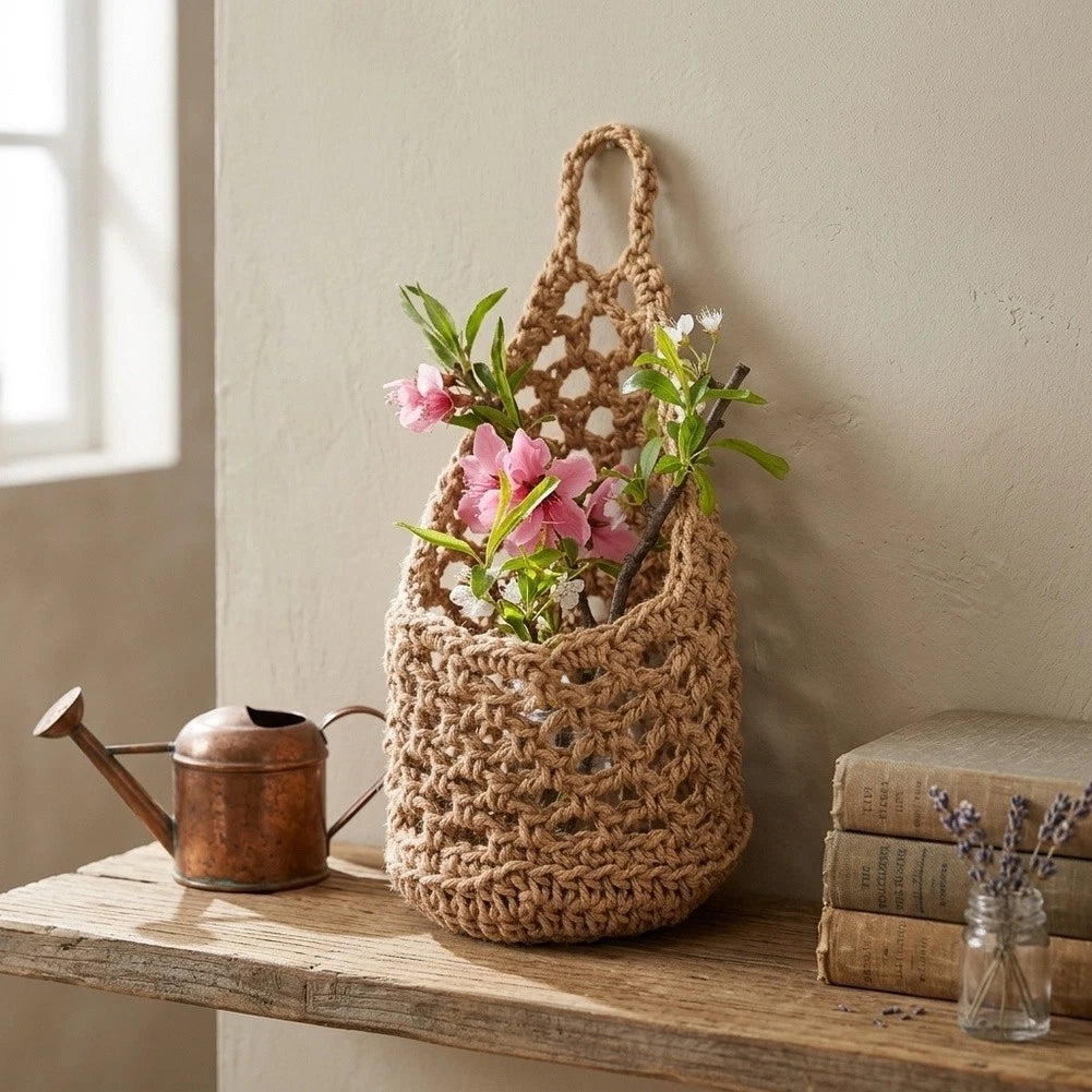 3 Pack Macrame Wall Plant Hanger for Indoor Plants