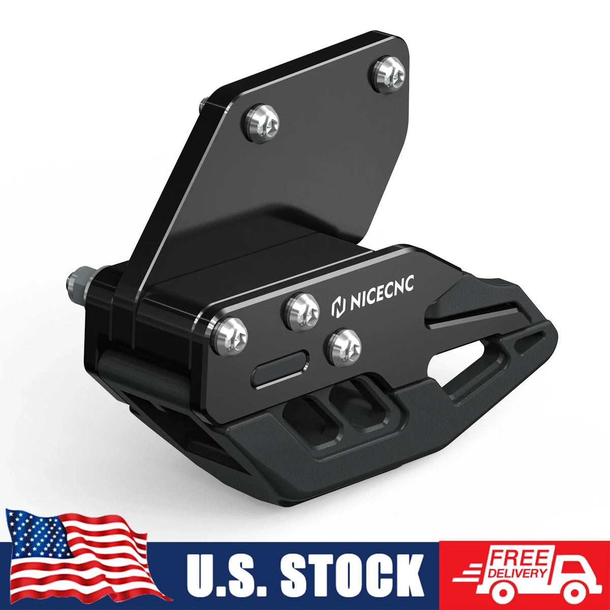 NICECNC Rear Swingarm Chain Guide for Honda TRX450R (2006–2009) Black