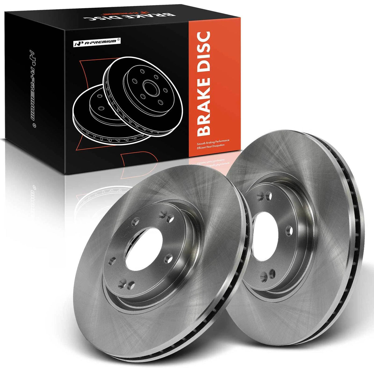 2X Front Disc Brake Rotors for Hyundai Azera (2006–2011) 12151018, R-31362