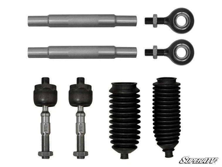 SuperATV Heavy Duty Tie Rod Kit for Polaris RZR 800 (2008–2014)