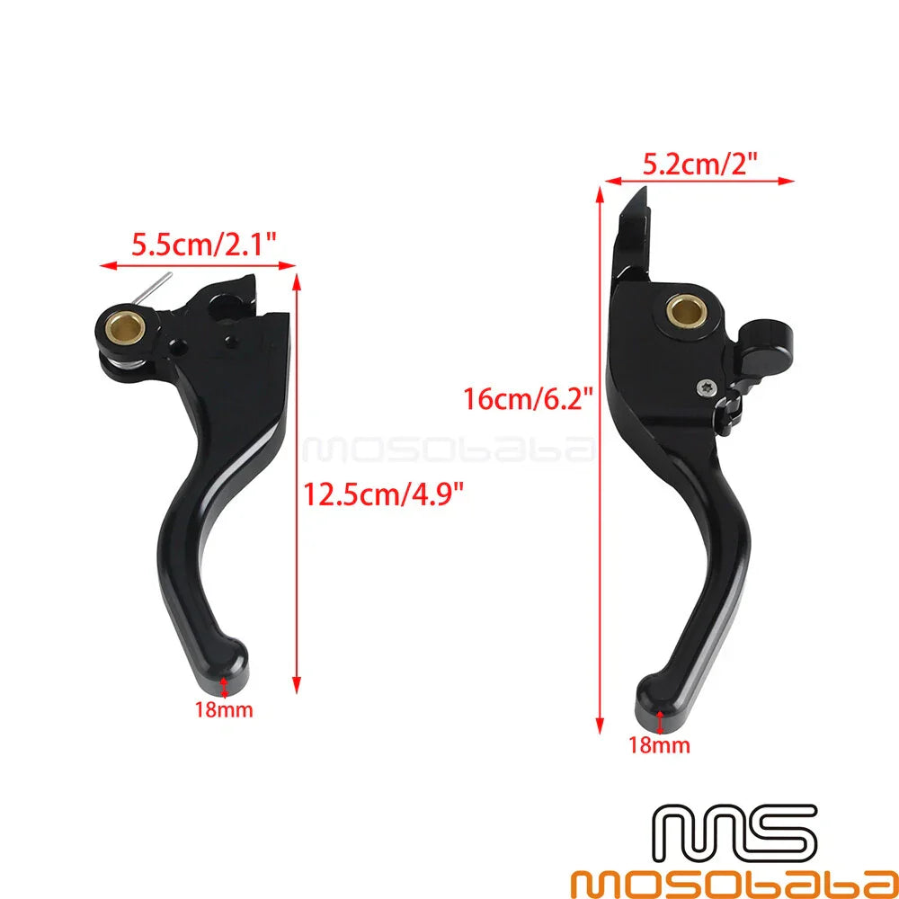 Finger Handlebar Hand Brake Clutch Levers for Harley Touring FLTRXSE (23-24)