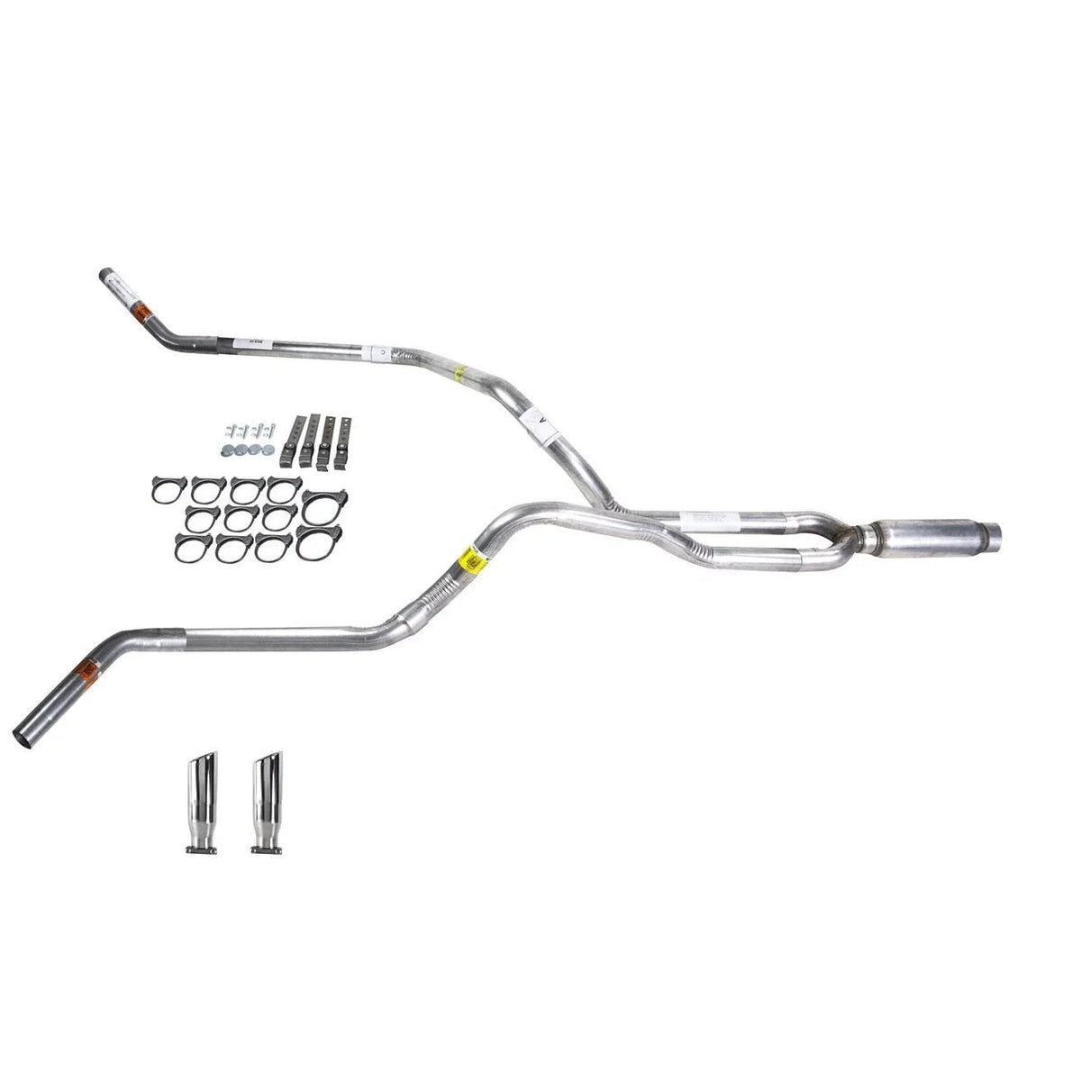 Dual Exhaust 2.5" Pipe Glass Pack Muffler for Tundra (2000–2007)