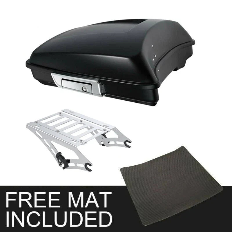 Matte Black Razor Trunk Mount Rack for Harley Electra Street Glide (2014–2026)