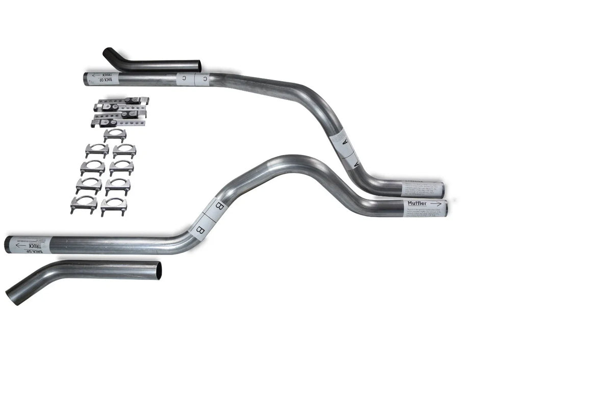 Dual Exhaust Kit for Dodge Dakota (1997–2005) - 2.5" Corner Exit