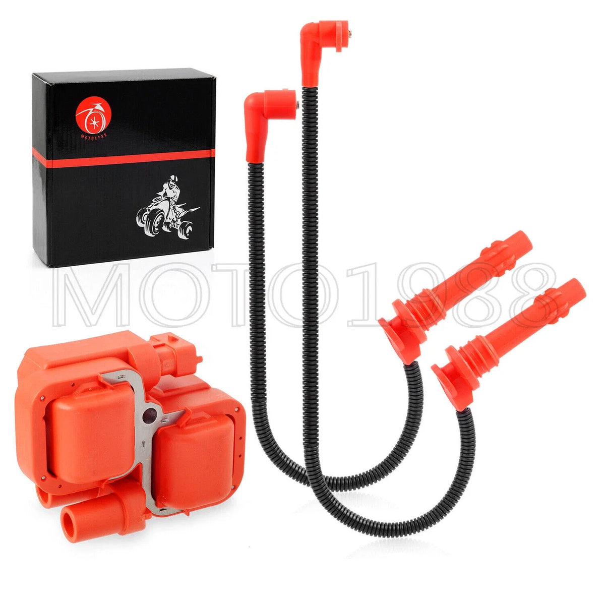 Ignition Coil & Spark Plug Wire Cap for Polaris Ranger 900/Crew 900 (2014–2019)