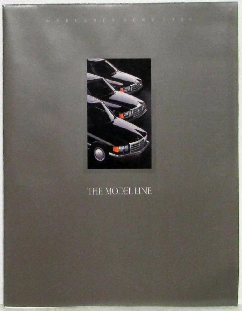 Sales Folder for Mercedes-Benz Model Line (1989)