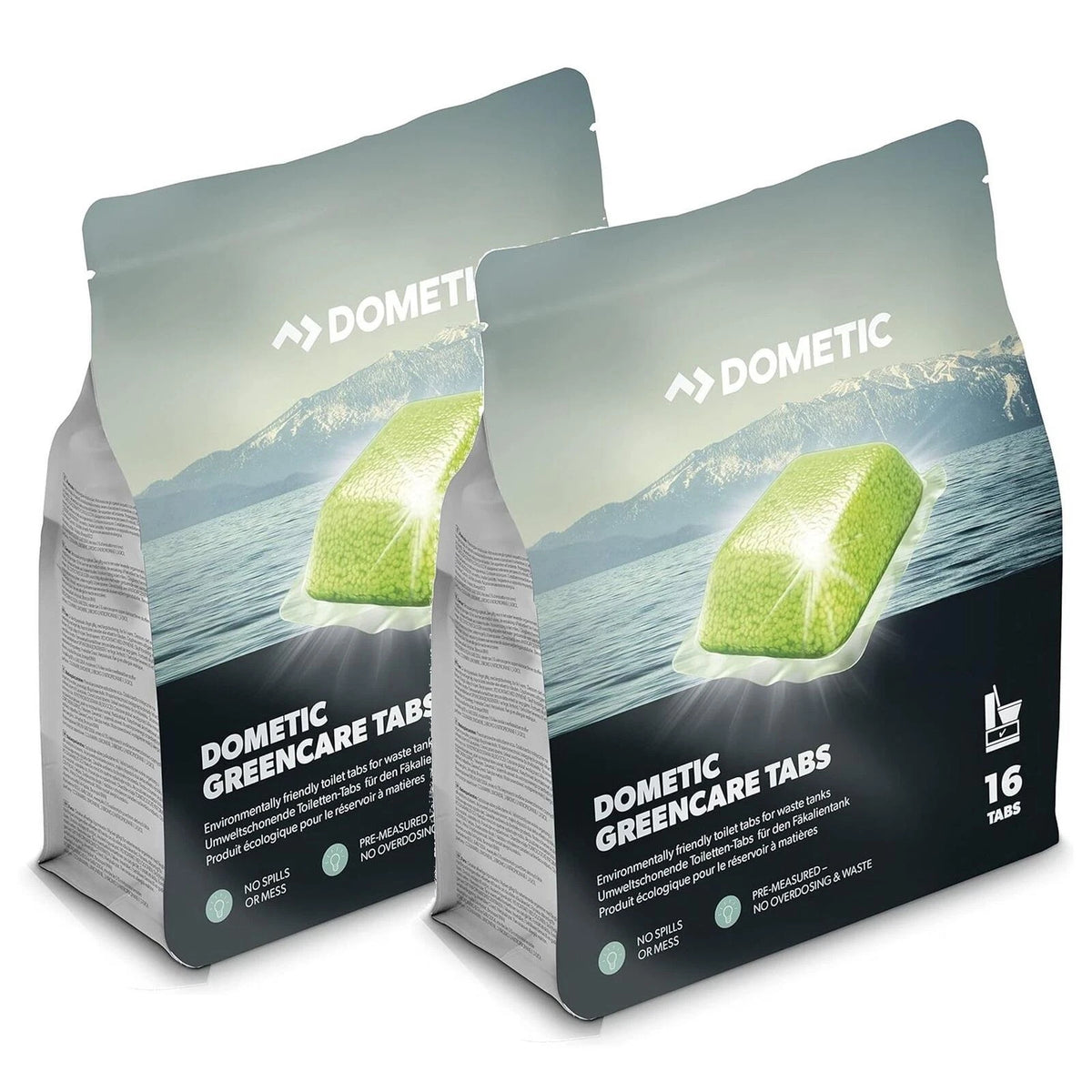 2X Dometic GreenCare Toilet Tabs for Caravan Motorhome Boat (DT912)
