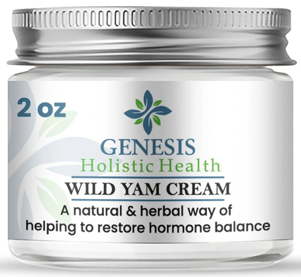 Genesis Wild Yam Root Cream for Women (Organic Plant-Based)