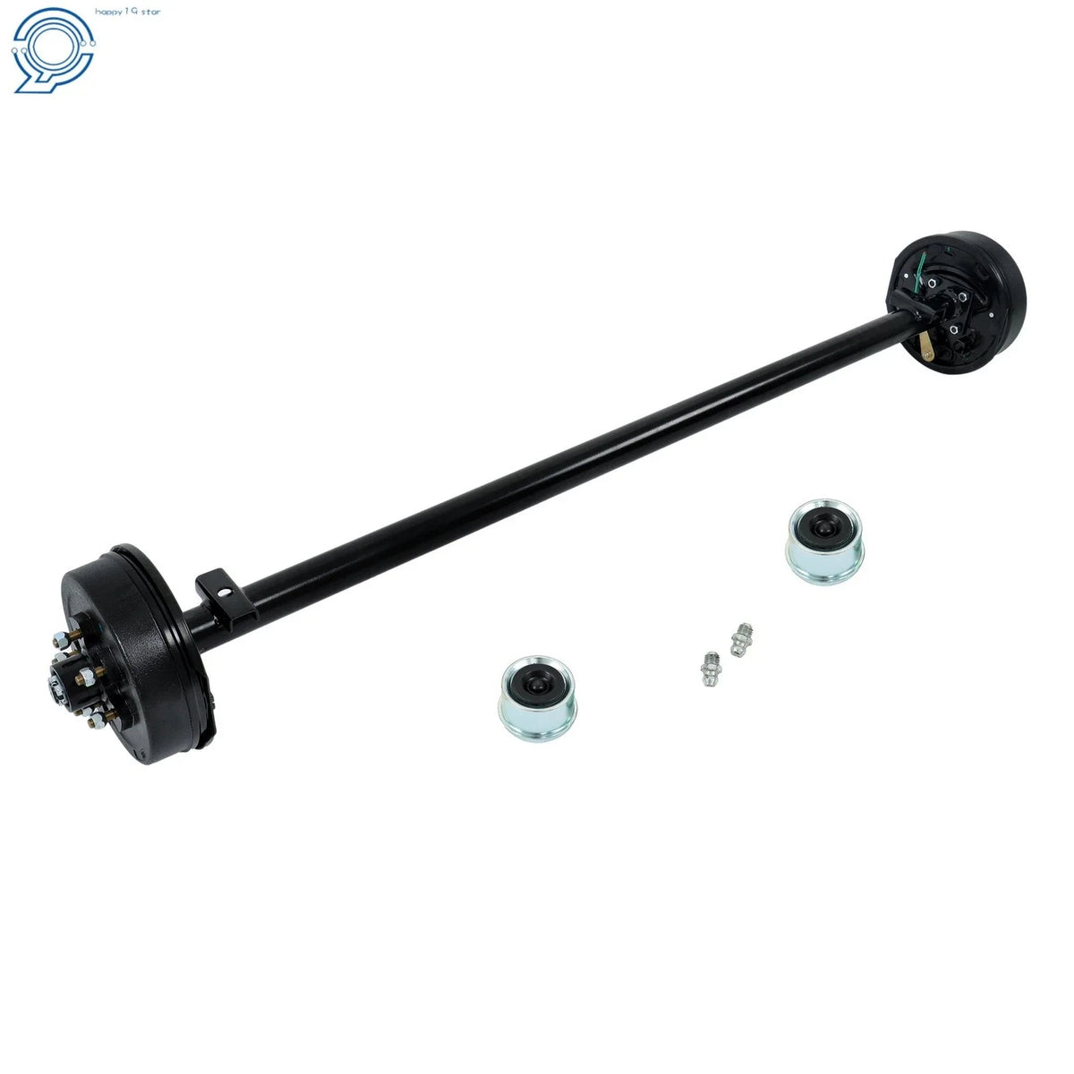 3.5K TK Trailer Axle 5 Lug Electric Brake for Boat Cargo Dump RV (3500 lb)