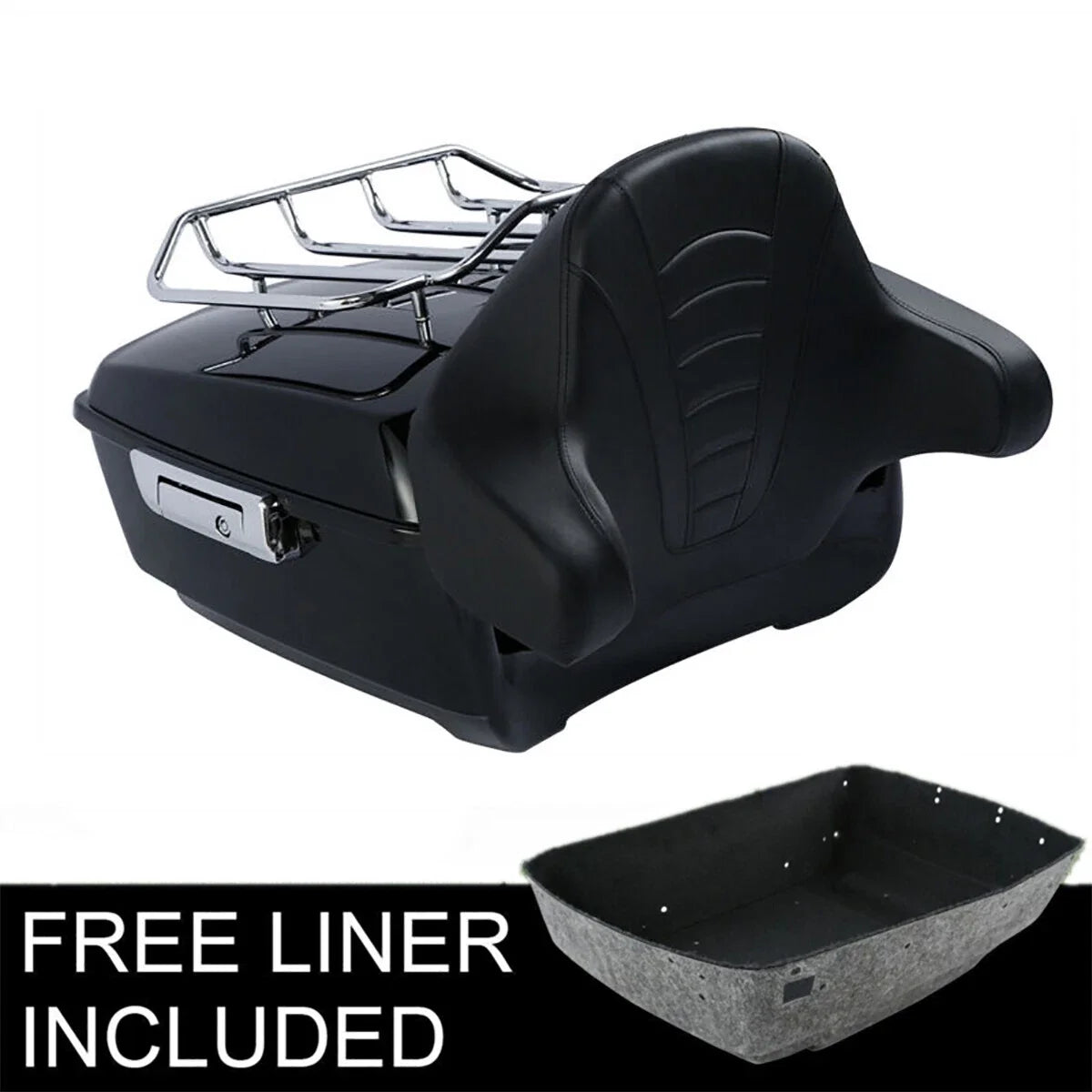 Trunk Luggage Rack Backrest for Harley Davidson Street Glide (2014–2025)