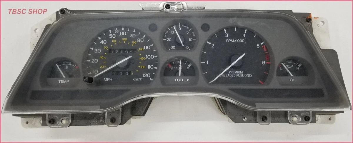 Instrument Gauge Cluster 120 MPH for Ford Thunderbird SC (1989–1992)