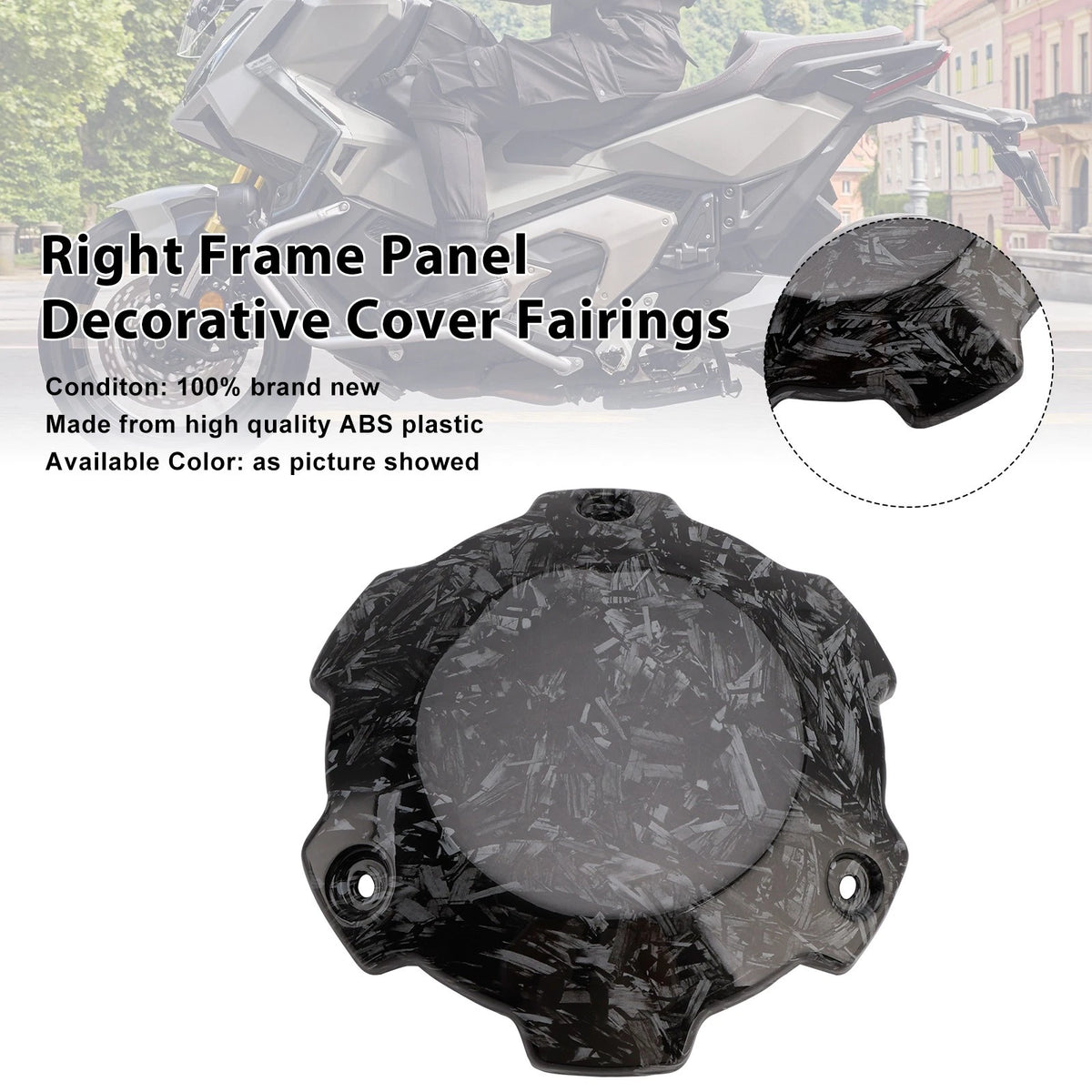 Right Frame Panel Decorative Cover for Honda X-ADV 750 (2021–2025) M549-A553-FOR