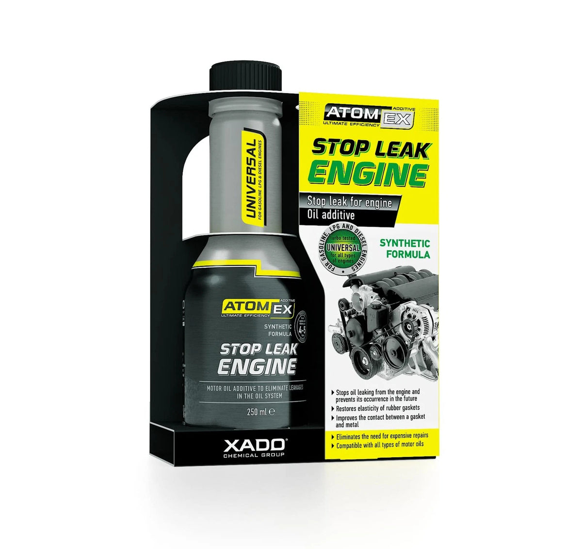 XADO Atomex Oil Additive for Engine Seal and Gaskets (2010–2023)