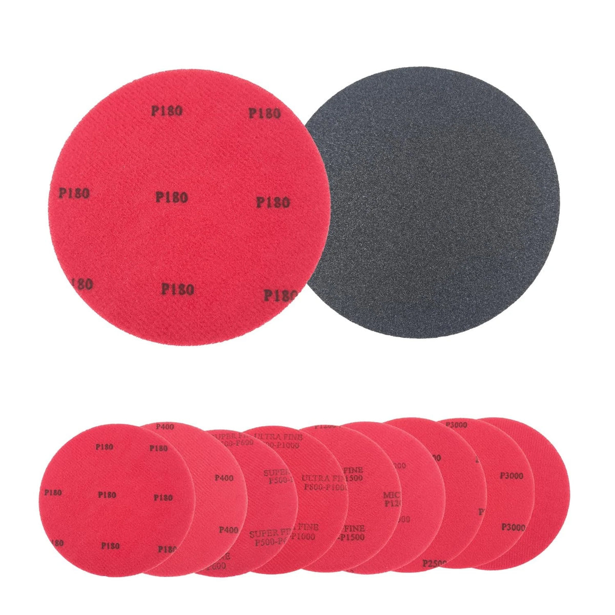 9 Piece Bowling Ball Resurfacing Kit with Sanding Pads Grit 180