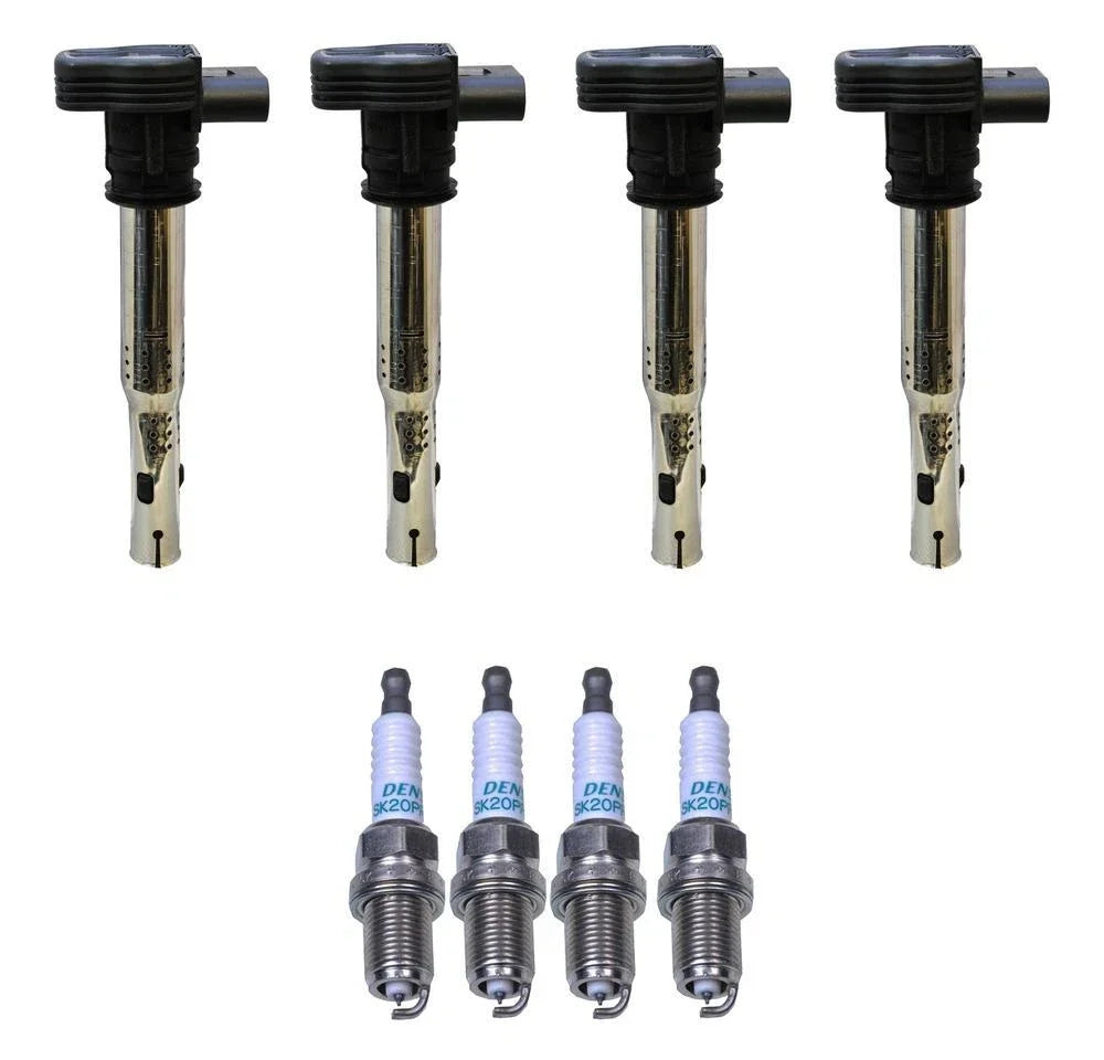 Set of 4 Denso Ignition Coils for Iridium Long Life (Gap 0.032)