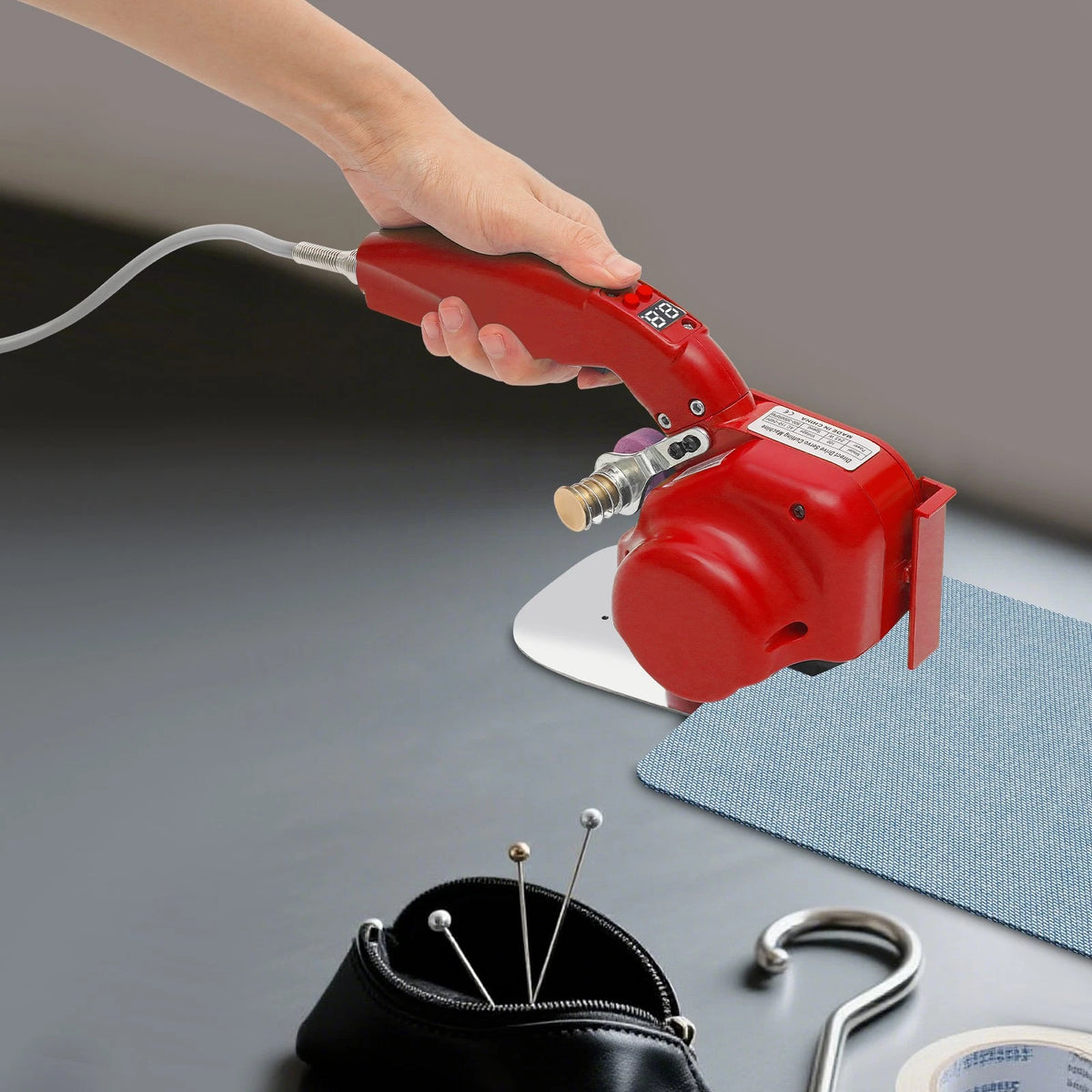Electric Fabric Cutter for Fabric Cloth (Speed Adjustable)