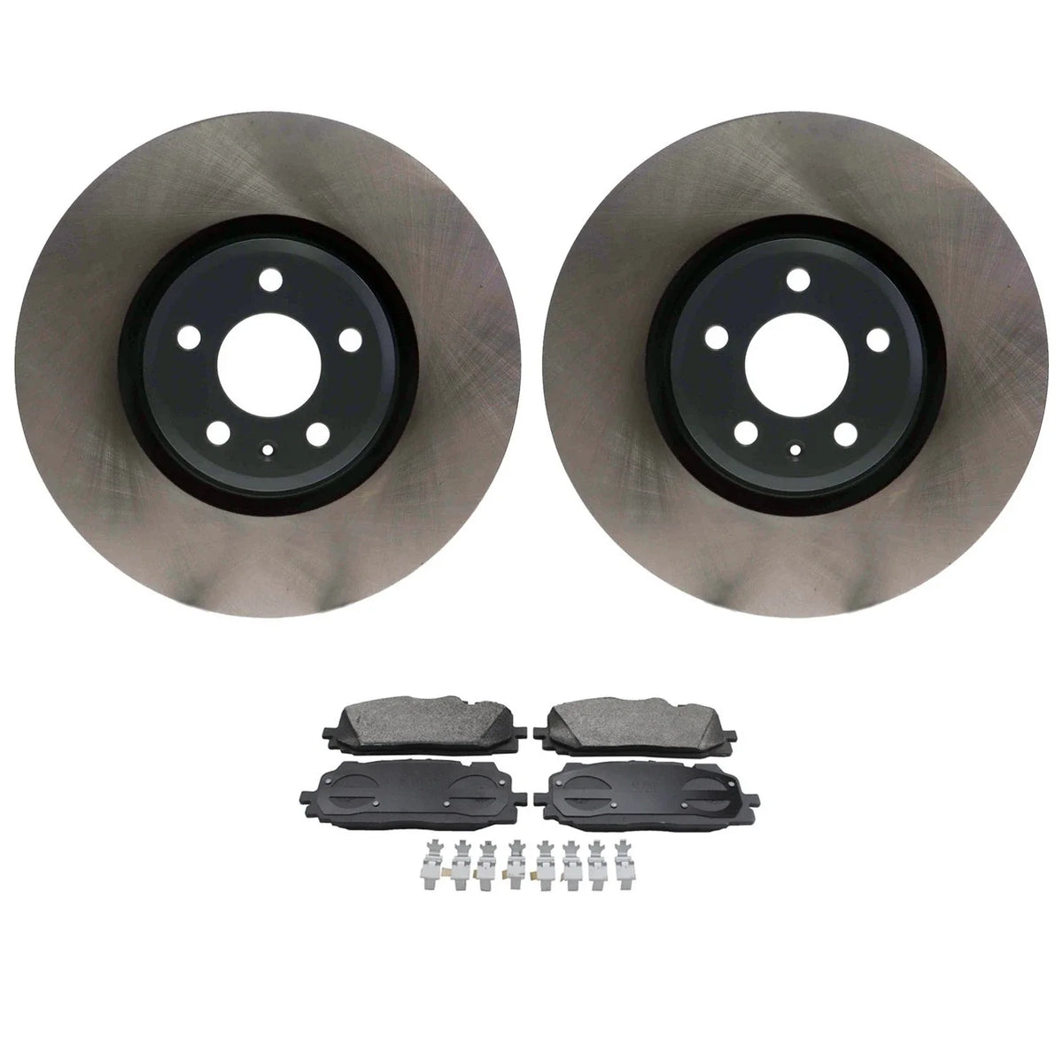 Front Rotors & Bosch QuietCast Ceramic Brake Pads Kit for SQ5 Q5 (2018–2023)
