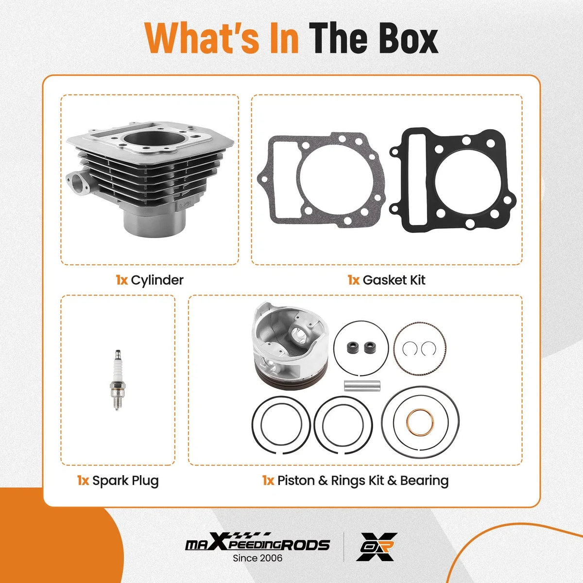 Top End Rebuild Kit for Kawasaki Bayou 300 (1989–2005)