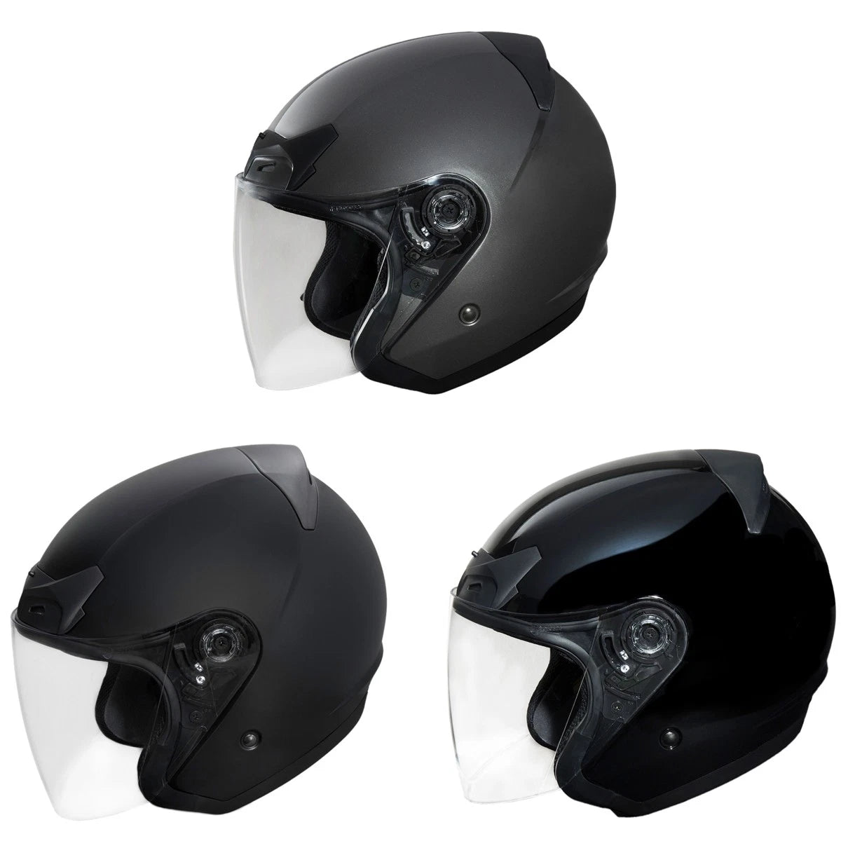 Fulmer Trek Open Face Helmet for Adult (DOT Approved)