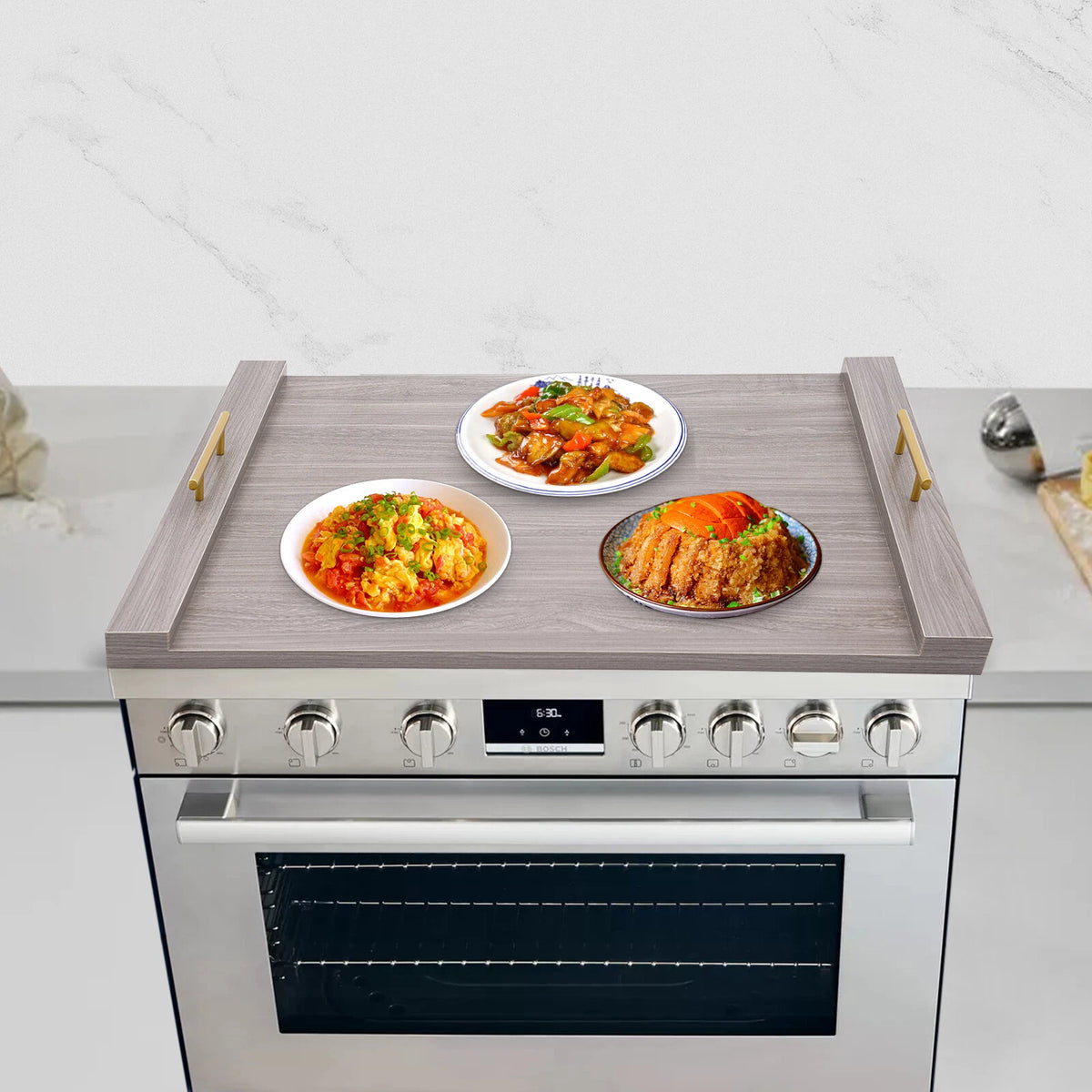Noodle Board Stove Cover for Home Kitchen (76x55x6cm)