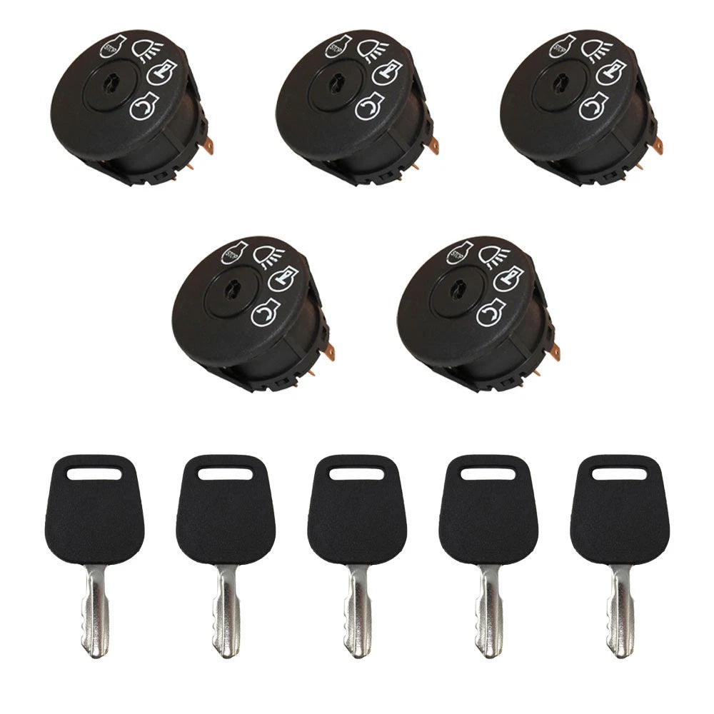 5X Ignition Switches with Keys for MTD (Replaces 138958)