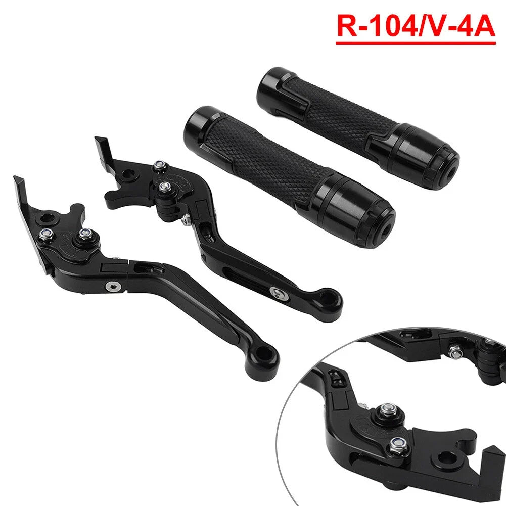 Brake Clutch Lever Handlebar Grip Set for Yamaha YZF R1 R6 (2000–2023)