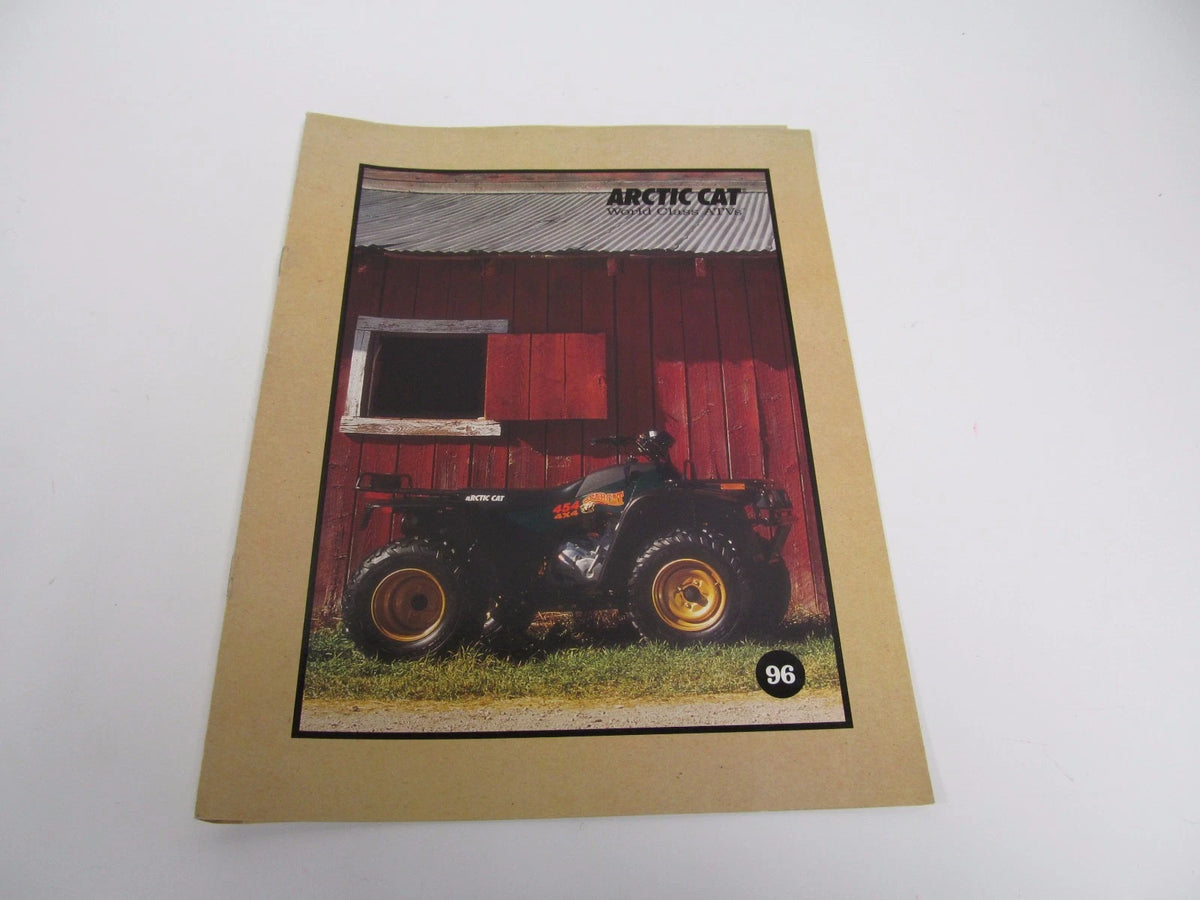 Arctic Cat ATV Product Line Up Sales Catalog (1996)