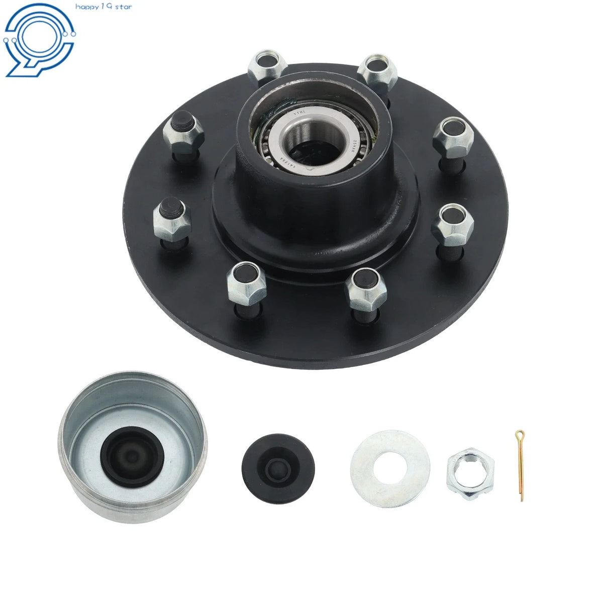 Bearing Kit for 7000lb Trailer Axle (8 on 6.5", #42 Spindle)