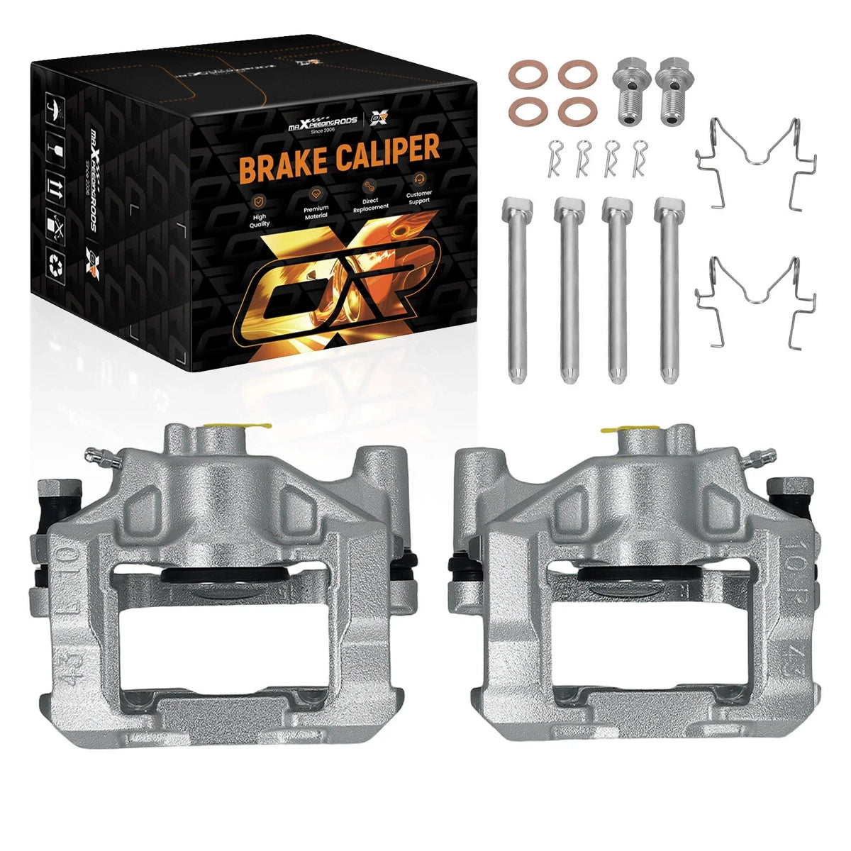 Rear Brake Caliper Pair with Bracket for Lexus IS250 (2006–2013) 19-B3221 19-B3220