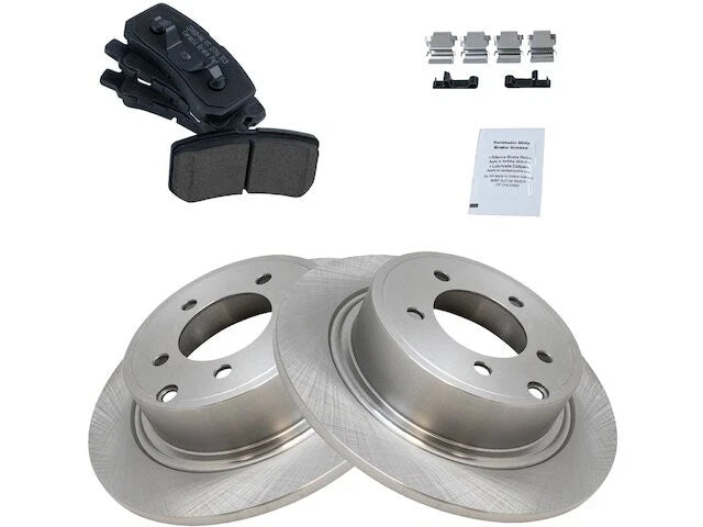 Brake Pad and Rotor Kit for Mitsubishi Lancer (2008–2010, 2012–2017) 51174GQBG