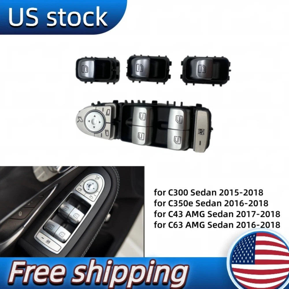 Power Window Switch for Mercedes-Benz C300 C350E C43 (A2059051513, A2059056811)