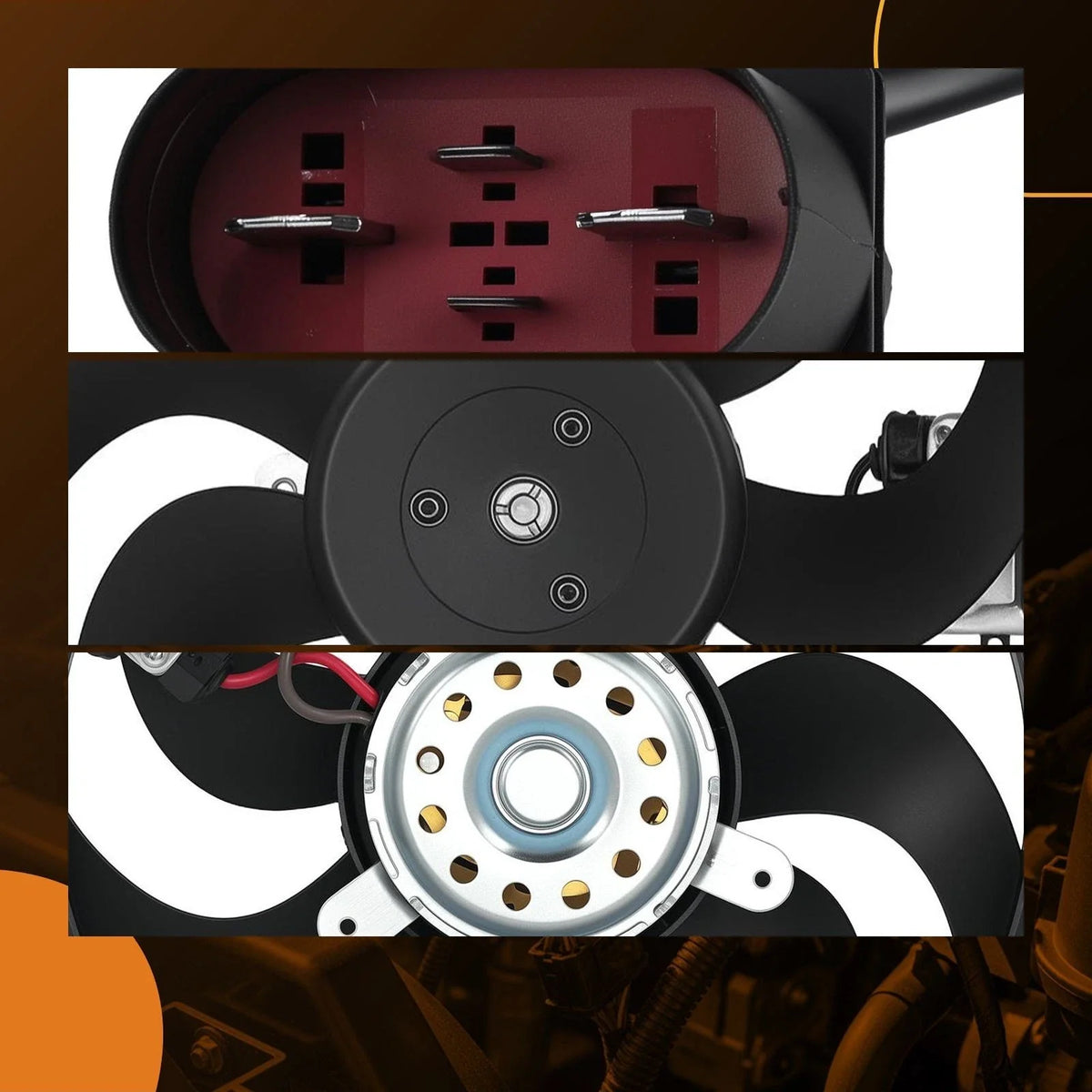 Electric Radiator Cooling Fan for VW Touareg Porsche Cayenne